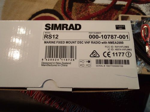 Simrad rs12 marine dsc vhf radio with nmea2000