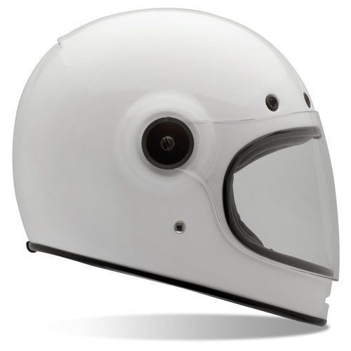 Bell bullitt white full face modern classic motorcycle helmet-2xl