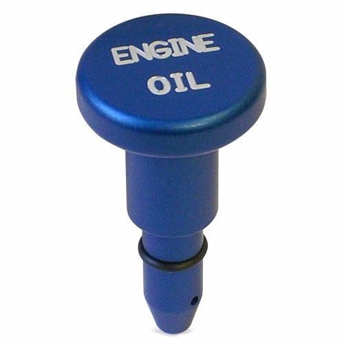 Dodge &#034;engine oil&#034; filler cap, 06-16, 5.9l &amp; 6.7l  blue billet aluminum cap