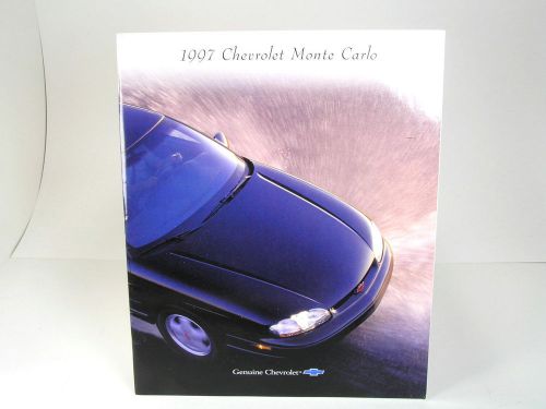 1997 chevrolet monte carlo dealer sales brochure