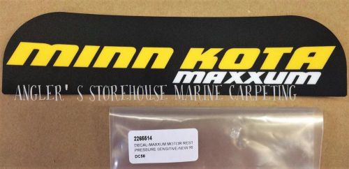 Minn kota maxxum bow mount decal #2265514