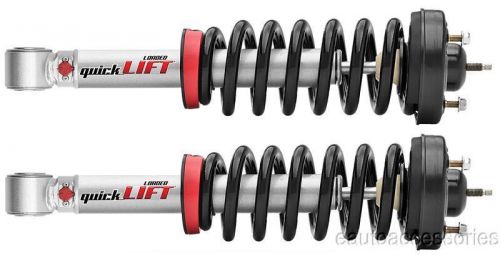 Pair of quicklift strut assemblies fits 4wd ram 1500 rancho rs999930/rs999944