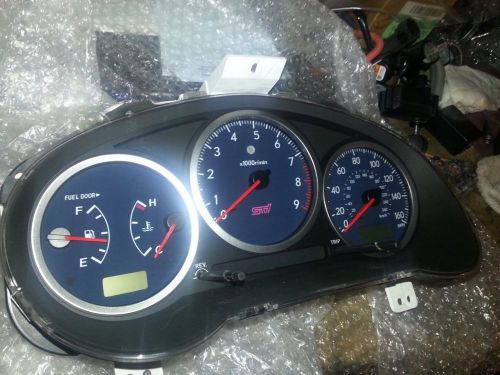 Subaru impreza wrx sti gauge cluster speedometer speedo clocks rare