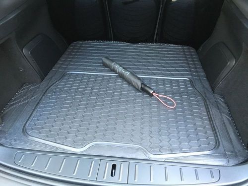 Trunk cargo car floor mat all weather rubber black auto liner for tesla x