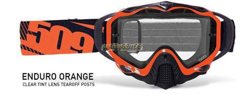 509 sinister mx-5 enduro goggles - enduro orange