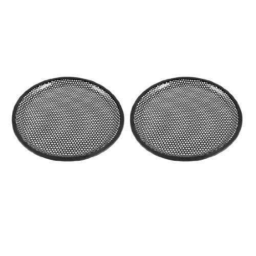 Uxcell? 10 inch metal mesh round car woofer cover speaker grill black 2 pcs