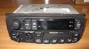 Chrysler p56038931ab am/fm cassette player