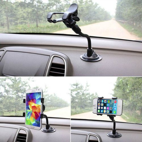 Universal 360°rotating car windshield mount holder stand bracket for cell phone