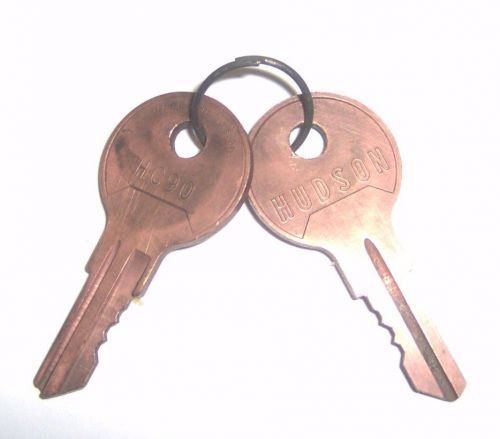 Hudson vintage auto keys