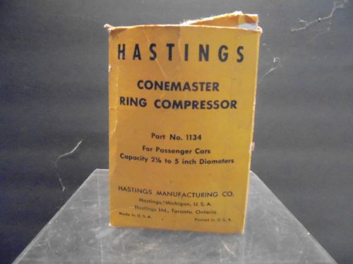 Hastings conemaster ring compressor #1134 w/ box price includes shipping