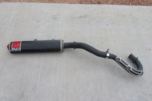2004 yamaha yfz450 yfz big gun es exhaust system with header and shield pipe