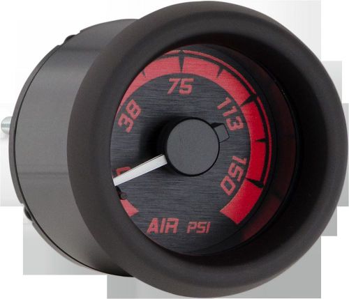 Dakota digital mvx-8k add-on air psi gauge black/red black