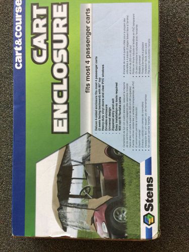 Golf cart weather enclosure cover for extended 80&#034; roof
