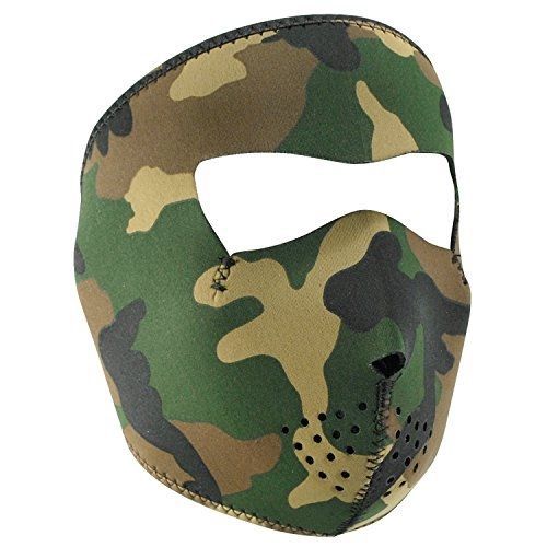 Zanheadgear zanheadgear neoprene face mask (woodland camouflage)