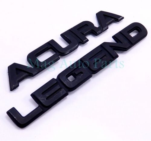 91 92 93 acura legend 4dr trunk emblem logo nameplate badge oem rear black lid