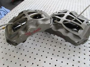 Nascar alcon raybestos 6 piston front calipers with mounts and lines pc1005