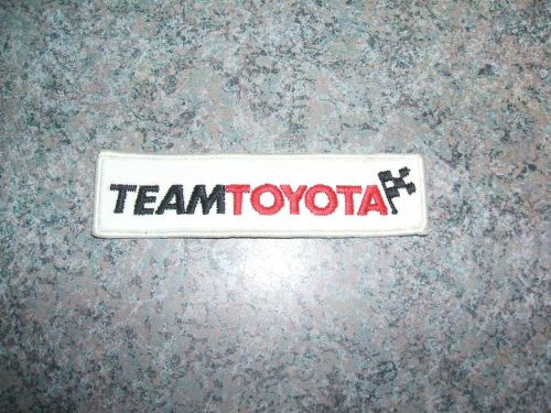 Team toyota english patch sew on one brand new unused