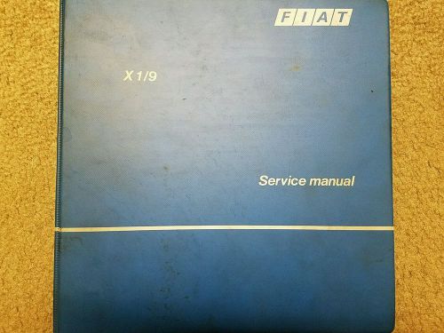 Fiat factory service manual