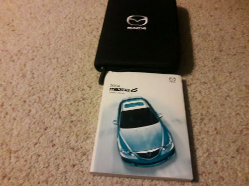 2004 mazda 6 owners manual with case
