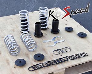 CIVIC INTEGRA DEL SOL 0-3" SCALE HEIGHT ADJUSTABLE COILOVER SPRING KIT SILVER, US $46.15, image 1