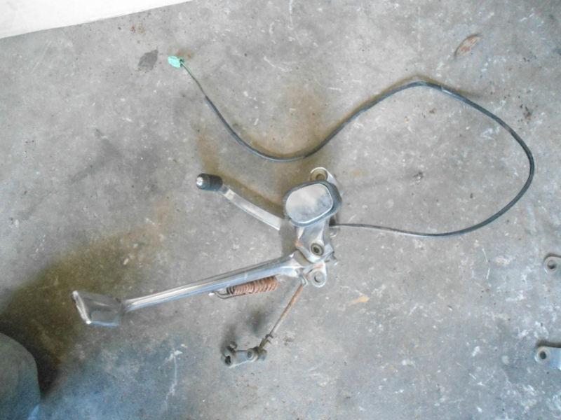 1996 suzuki savage ls650 ls 650 left footpeg foot peg shifter pedal kickstand