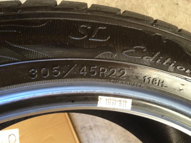 Goodyear fortera sl 305/45r22 tires (2)