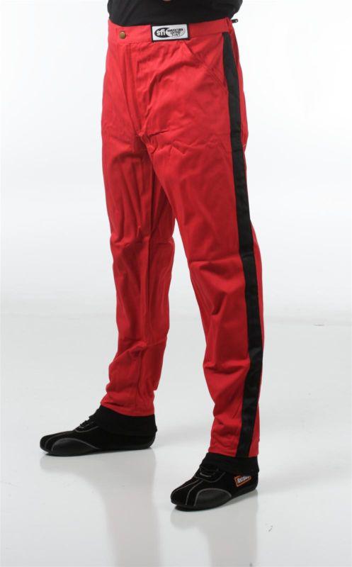 Racequip 112016 men's x-large 110 series pyrovatex sfi-1 red pants -  rqp112016