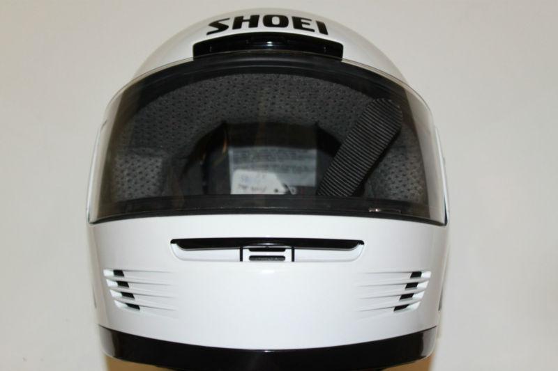 New shoei duotec elite series dot white motorcycle helmet size x-small 