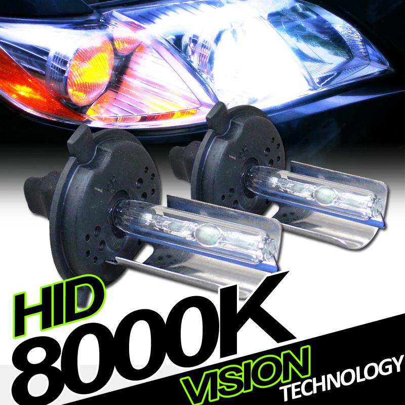 2pc h4/9003/hb2 bulb 8000k xenon hid conversion kit headlight high/low beam 3