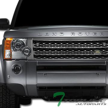 Gray honeycomb mesh front hood grill grille abs 05-09 land rover lr3 discovery 3