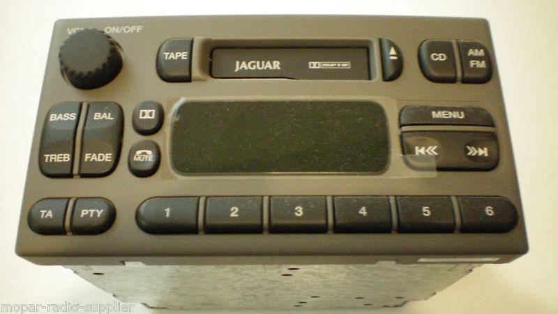 New/nos! 00 01 02 03 s-type cassette/tape player radio stereo*factory/oem jaguar