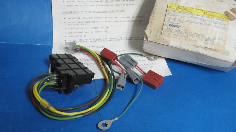 Mopar a/c thermo switch n.o.s.84-86 trucks,vans,ramcharger,diplomat 
