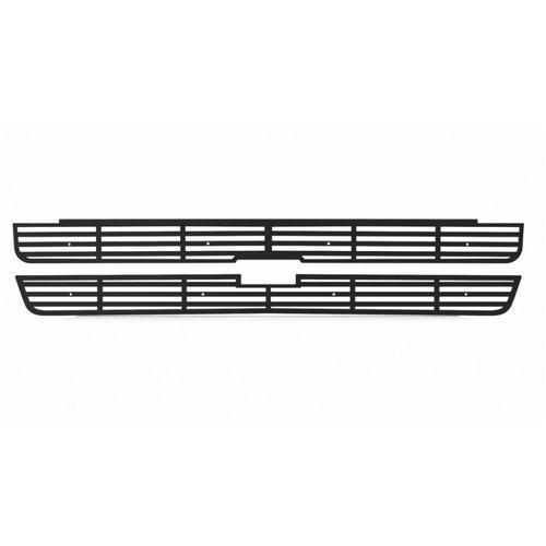 Chevy silverado 99-00 horizontal billet black grille insert aftermarket trim