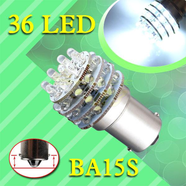 1156 ba15s 36 led cold white signal indicator tail car light bulb lamp