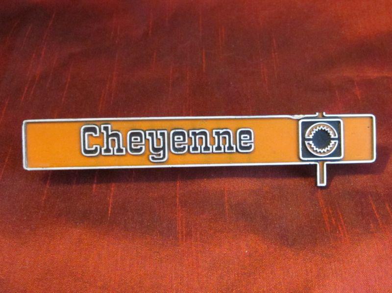 1975-1980 chevrolet cheyenne dashboard emblem