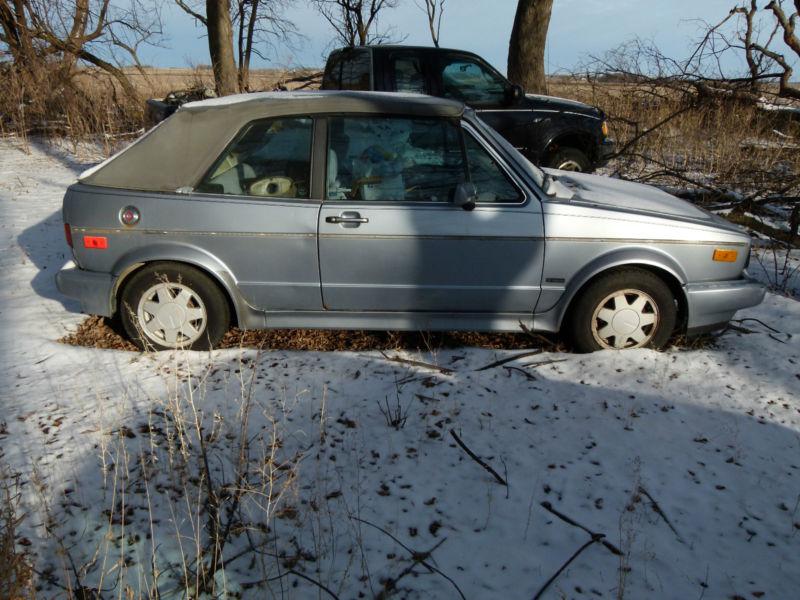 Parting out: 1988 vw cabriolet volkswagen mk1 a1 rabbit convertible