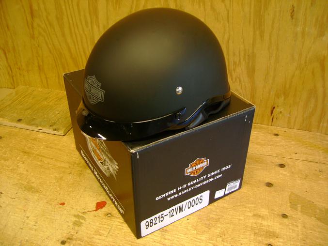   harley davidson stock ii half helmet - small dot