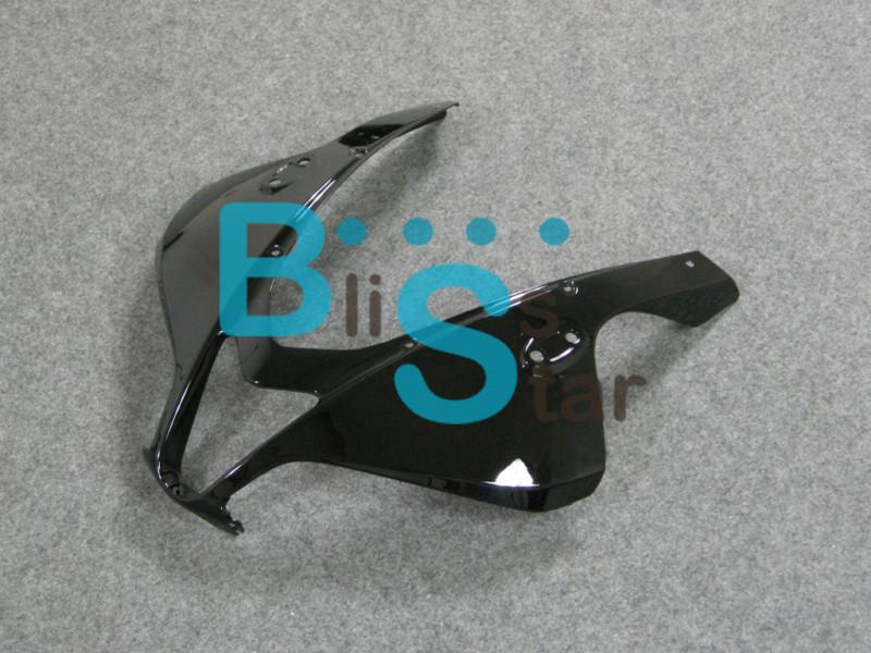 Black honda cbr600rr 2007-2010 08 09 front cowling upper headlight fairings