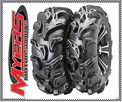 Itp mega mayhem atv or utv tires set of 4 27x9-14 and 27x11-14 1 1/2 tread new