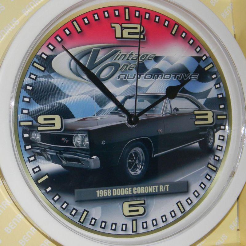 1968 dodge coronet r/t decorative wall clock -#608-