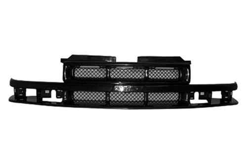 Replace gm1200413 - 1998 chevy s-10 grille brand new car grill oe style