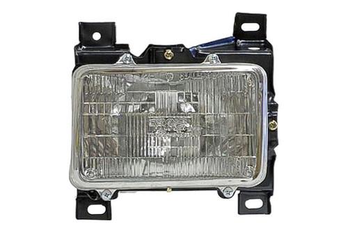 Replace gm2501137 - 94-97 chevy s-10 front rh headlight assembly sealed beam