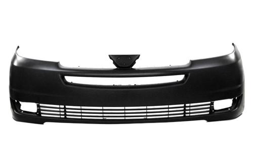 Replace to1000272pp - 04-05 toyota sienna front bumper cover factory oe style
