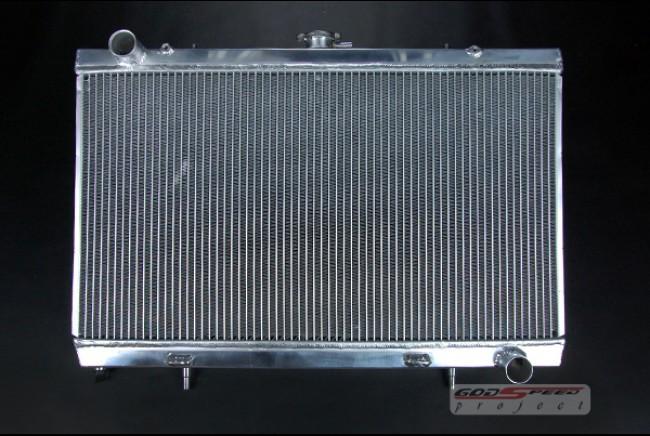 Godspeed 89-94 240sx sr20det sr20 s13 2 row racing cooling aluminum radiator