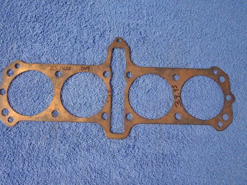 Dragbike suzuki gs1100/1150 1428 copper head gasket .049 thick for nos or turbo