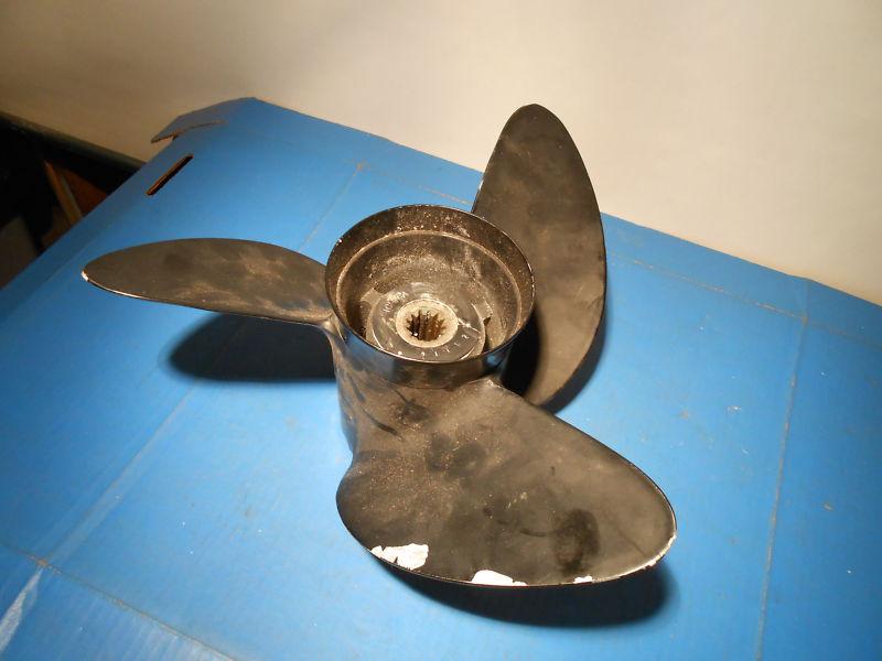 Michigan whee 11 3/4 x 17  pitch aluminum boat propeller 01102 great condition