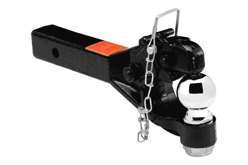 Tow ready 63042 - pintle hook 12000/2400 w 2-5/16" chrome hitch ball, hardware
