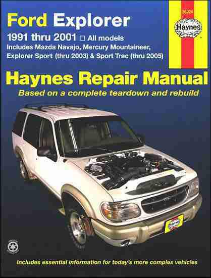 Mercury mountaineer mazda navajo repair shop & service  manual 1991-2005 