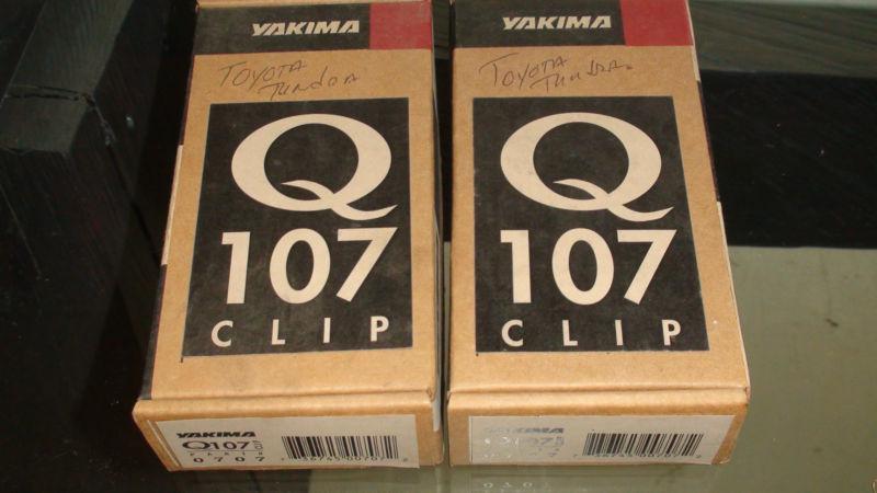 Yakima q107 q clips, car truck roof rack attachment-2 pair available one per bid