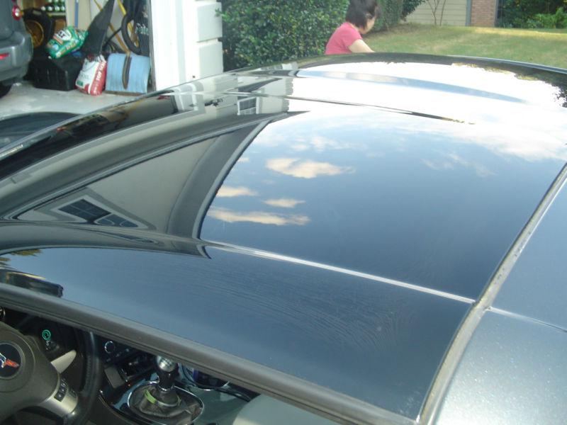 Transparent c6 corvette top